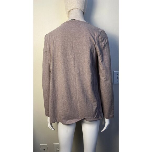 FABIANA FILIPPI SILK ACCENT BALL CHAIN ACCENT LAYERED BLOUSE L - Picture 6 of 10